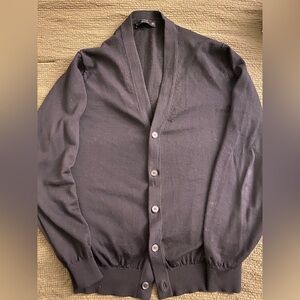 Mango Man Merino Cardigan Sz Medium